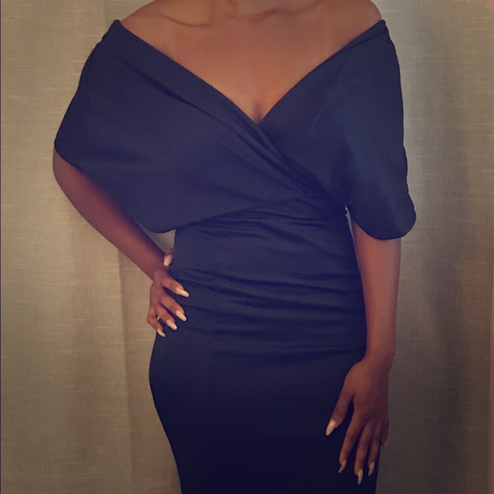 Long elegant evening gown